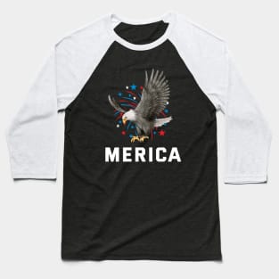 Merica  Eagle USA 4th July eagle Baseball T-Shirt